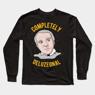 Gilles Deleuze - Completely Deleuzeonal Long Sleeve T-Shirt